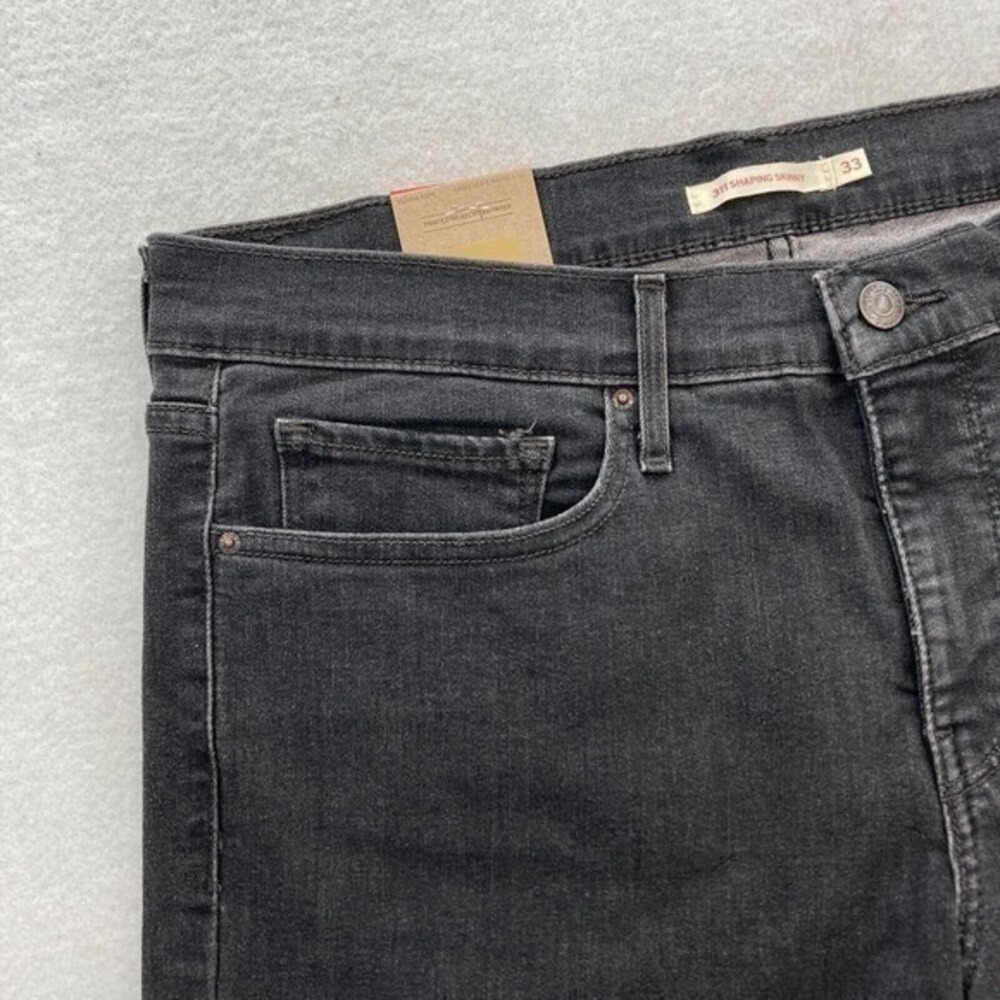 Levis 311 Shaping Skinny Jeans Womens 33x30 Gray Black Denim